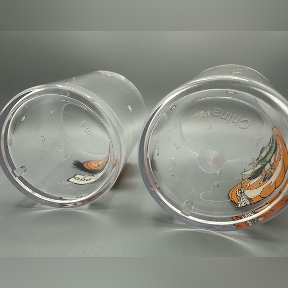 Pottery Barn Kids Halloween Plastic Cups Tumbler Set -Pumpkin, Skeleton, Witch - Picture 4 of 12